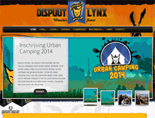 Tablet Screenshot of dispuutlynx.nl